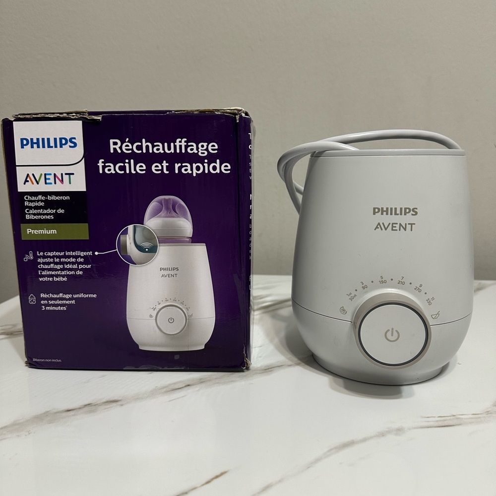 Philips Gray Portable Bottle Warmer